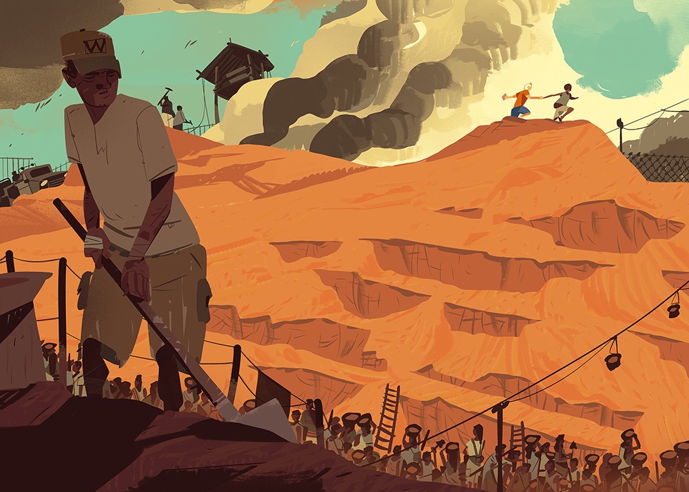 Inner page illustration for the book 